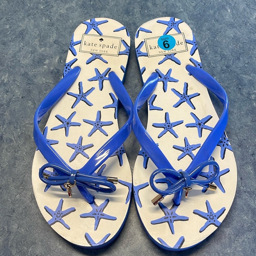 Kate Spade Flip Flops-size 6